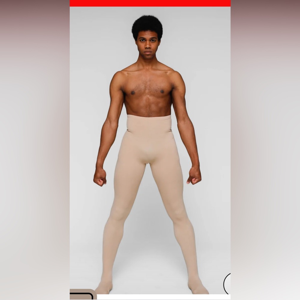 Men's Body Wrappers Beige Dance Tights, NWT, multi sizes, from movie wardrobe